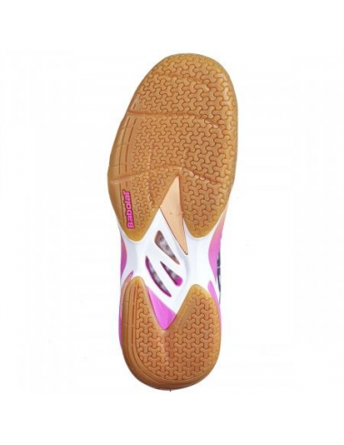 Chaussures de Badminton Babolat Shadow Tour Femme Blanc Rose