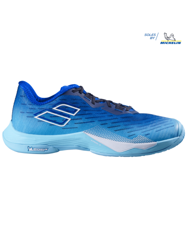 Badmintonschuhe Babolat Shadow Tour 5 Herren Wide (Ceramic Blau) 