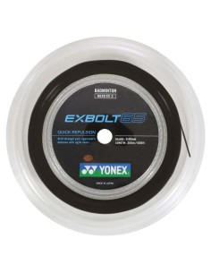 Cordage Badminton Bobine 200m - Yonex Exbolt 65 Noir