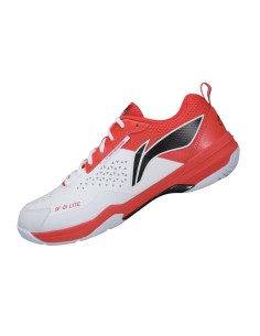 Chaussures de Badminton Li-Ning Indoor AYZT005-4 Blade Lite (Blanc/Rouge) 