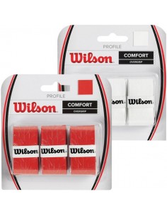 Wilson Pro Overgrip Perforated Empuñadura, 60 unidades, unisex, blanco 